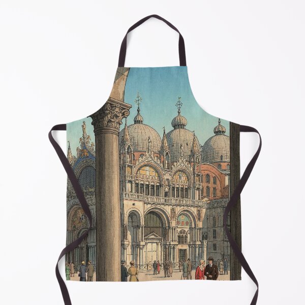Item preview, St Marks Basilica Japanese Woodblock Print designed and sold by Takeda-art.