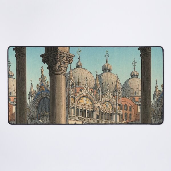Item preview, St Marks Basilica Japanese Woodblock Print designed and sold by Takeda-art.