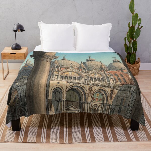 Item preview, St Marks Basilica Japanese Woodblock Print designed and sold by Takeda-art.