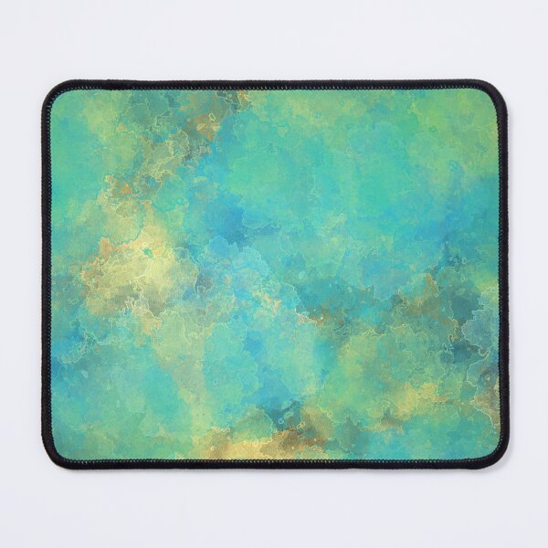 Item preview, Blue Gold Yellow Green Watercolour Pattern – Soft Abstract Multi-Colour Brushstroke Design designed and sold by My Gluten Free Life UK.