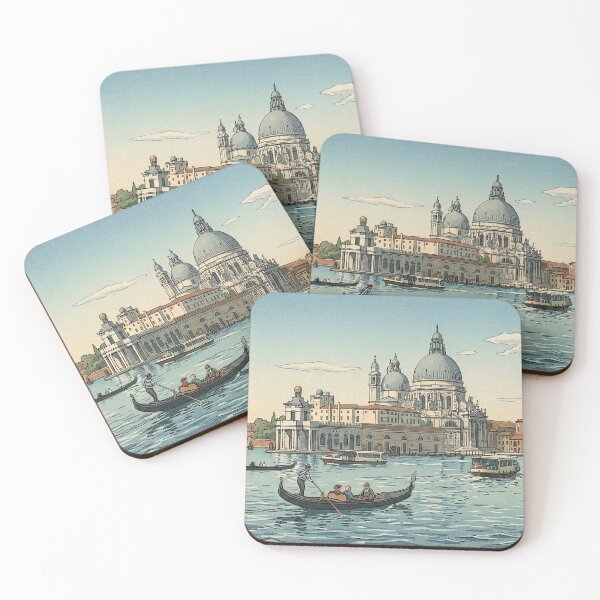 Item preview, Basilica di Santa Maria della Salute Japanese Woodblock Print designed and sold by Takeda-art.