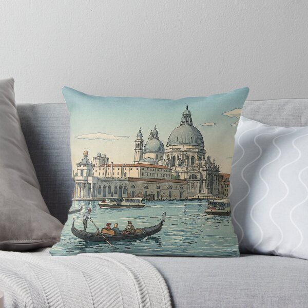 Item preview, Basilica di Santa Maria della Salute Japanese Woodblock Print designed and sold by Takeda-art.