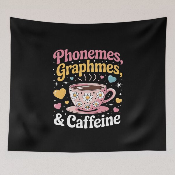 Item preview, Phonemes Graphemes and Caffeine Reading Back to School 000  designed and sold by MathisBellanger.