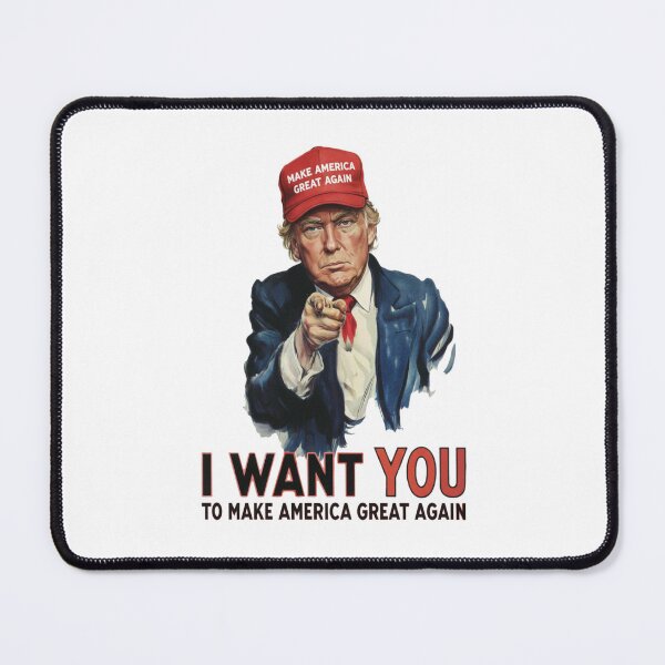 Item preview, Trump Uncle Sam Make America Great Again Art designed and sold by RedWave Patriot Studio.