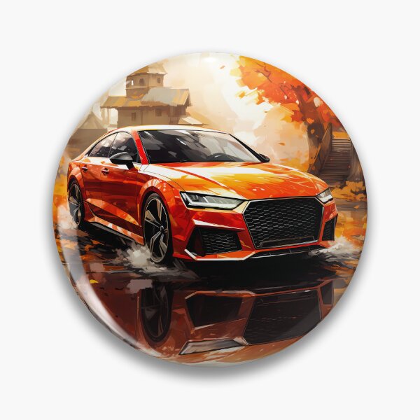 Item preview, Dynamic car captured amid exploding colors of autumn designed and sold by RevUpDesign.