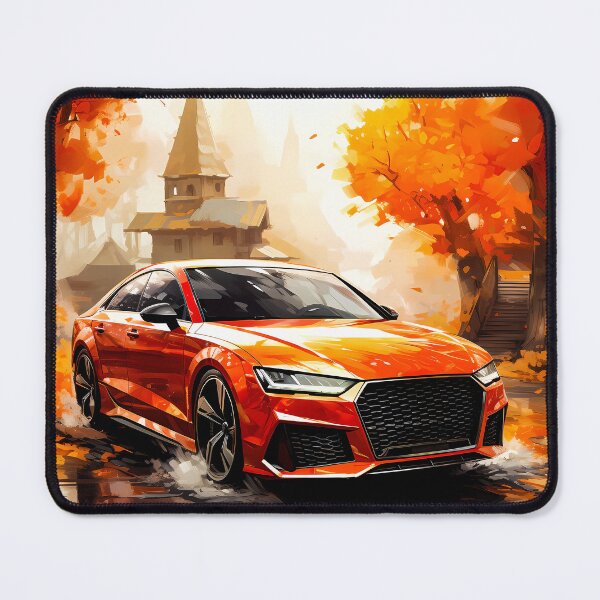 Item preview, Dynamic car captured amid exploding colors of autumn designed and sold by RevUpDesign.