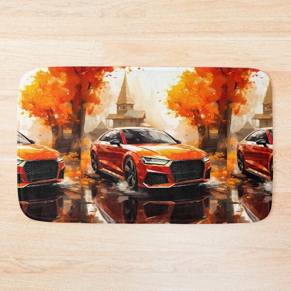 Item preview, Dynamic car captured amid exploding colors of autumn designed and sold by RevUpDesign.