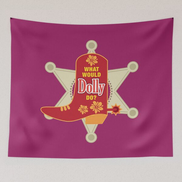 Item preview, What Would Dolly Do Country Music Retro Style designed and sold by Captain Banjo.