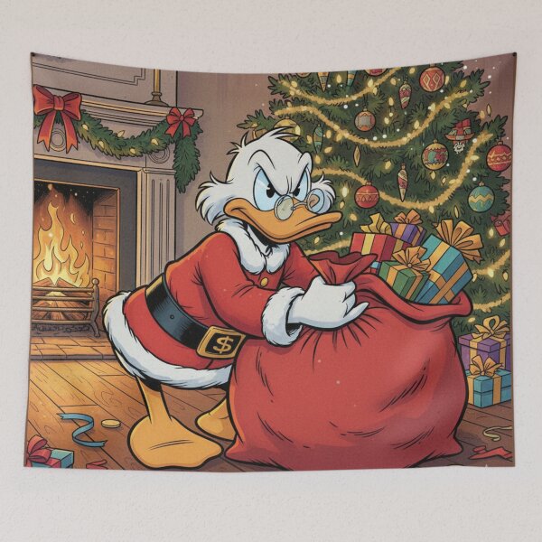 Item preview, Scrooge McDuck Santa Claus Christmas Gift Sack Grinch designed and sold by GEK-NERD.