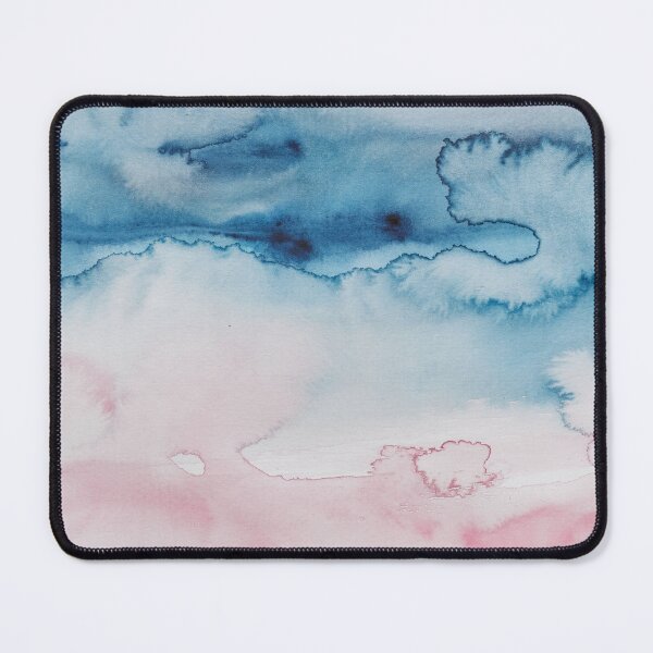 Item preview, Pink & Blue Swishy Watercolour Pattern – Soft Blended Abstract Painting Design designed and sold by My Gluten Free Life UK.
