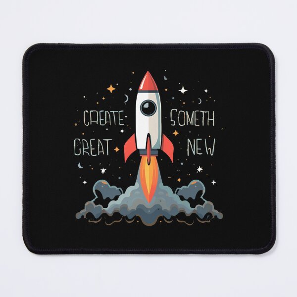 Item preview, Create Something New Rocket Design designed and sold by Kavya Art.
