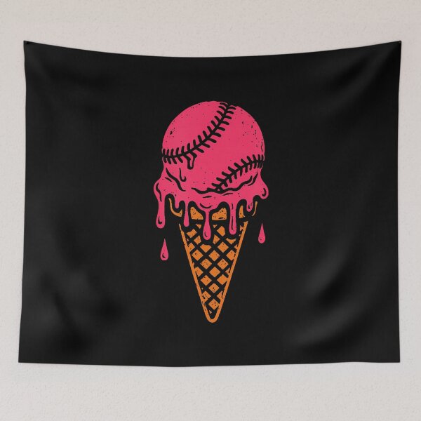 Item preview, Baseball Ice Cream - Vintage Baseball Lover designed and sold by CaraRuth.