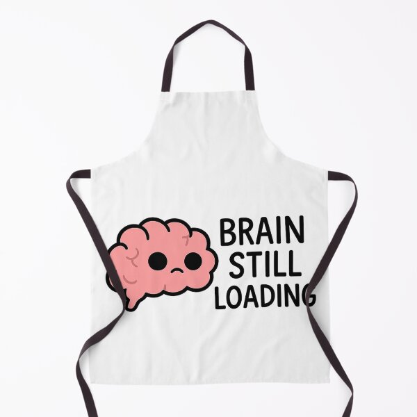 Item preview, Brain Still Loading – Funny Brain Sticker designed and sold by Gurjeetpixelart.