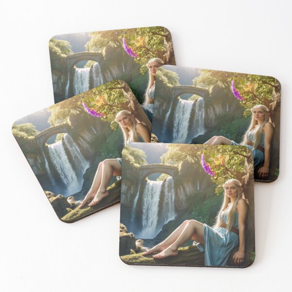 Item preview, Silent Waterfall of the Secret Elf’s Land designed and sold by BlareBlare.