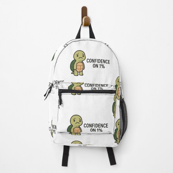 Item preview, Confidence on 1% – Sad Turtle Sticker designed and sold by Gurjeetpixelart.