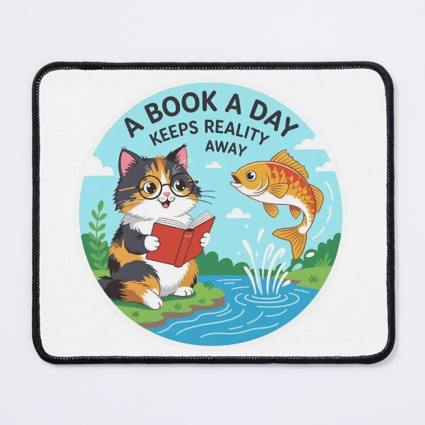 Item preview, A book a day keeps reality away designed and sold by JackFreestone.