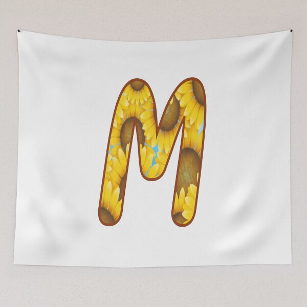 Item preview, Letters, flowers,M designed and sold by Sujinthaiart.