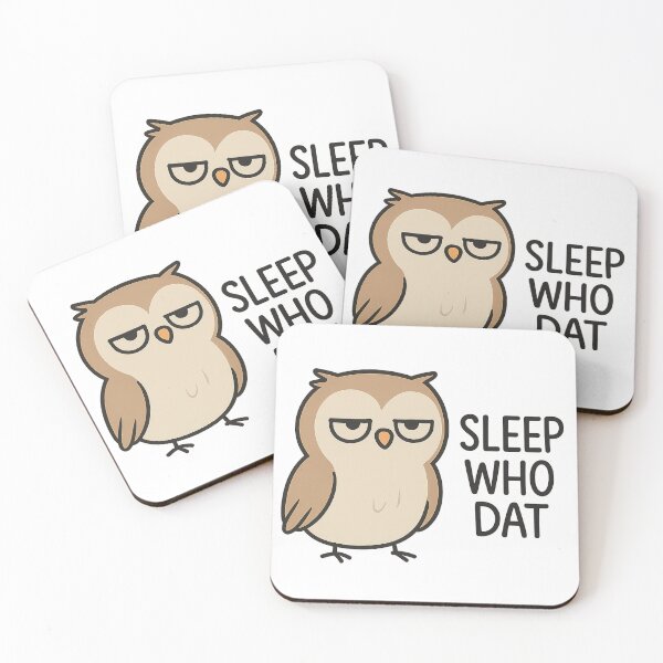 Item preview, Sleep Who Dat – Cool Sloth Sticker designed and sold by Gurjeetpixelart.