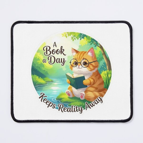 Item preview, A book a day keeps reality away designed and sold by JackFreestone.