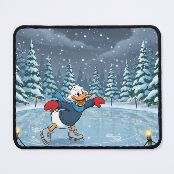 Item preview, Scrooge McDuck Winter Ice Skating Holiday Fun designed and sold by GEK-NERD.