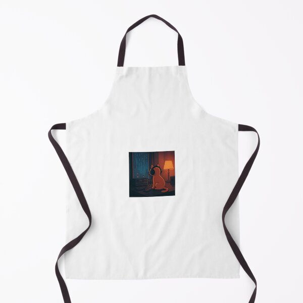 Item preview, Late-Night Lo-Fi Cat designed and sold by ZoviraDesigns.
