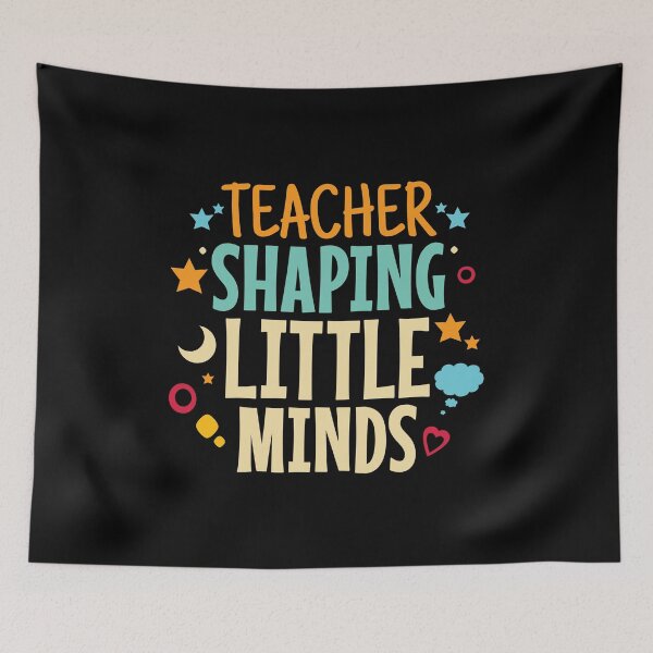 Item preview, Teacher shaping little minds designed and sold by Think4Prints.