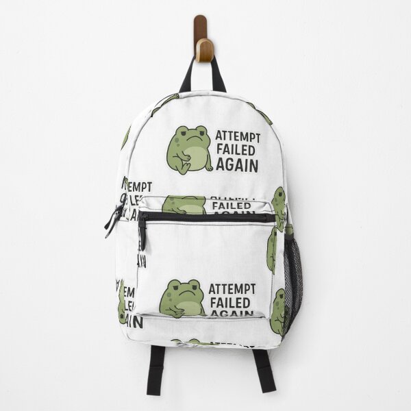 Item preview, Attempt Failed Again – Frog Sticker designed and sold by Gurjeetpixelart.