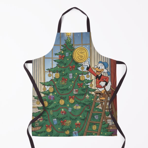 Item preview, Scrooge McDuck Decorating Christmas Tree Gold Coin Star designed and sold by GEK-NERD.