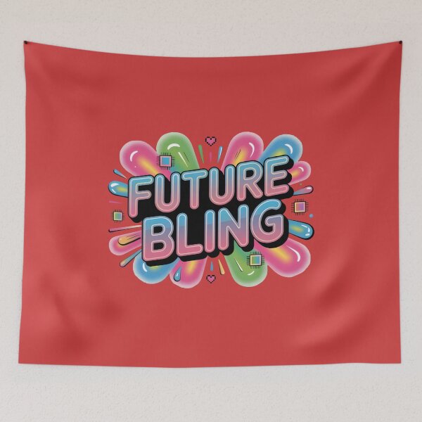 Item preview, Y2K Future Bling Graphic designed and sold by InkWeaveShop.