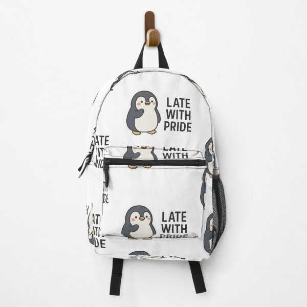 Item preview, Late with Pride – Cute Penguin Sticker designed and sold by Gurjeetpixelart.