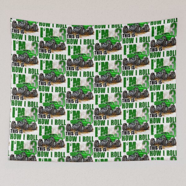 Item preview, I'm 3 This Is How I Roll Monster Truck Birthday designed and sold by JRRTs.