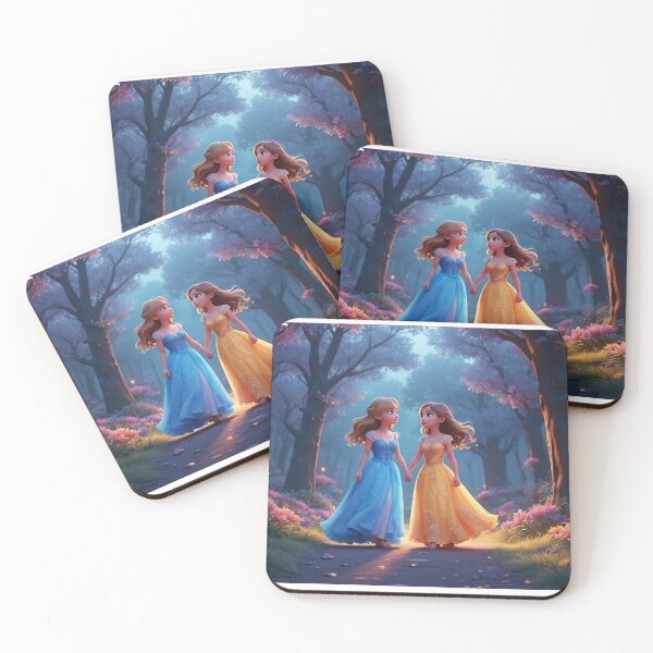 Item preview, Cinderella’s Stepsisters – Elegant Fairytale Sisters Art designed and sold by HopaHope.