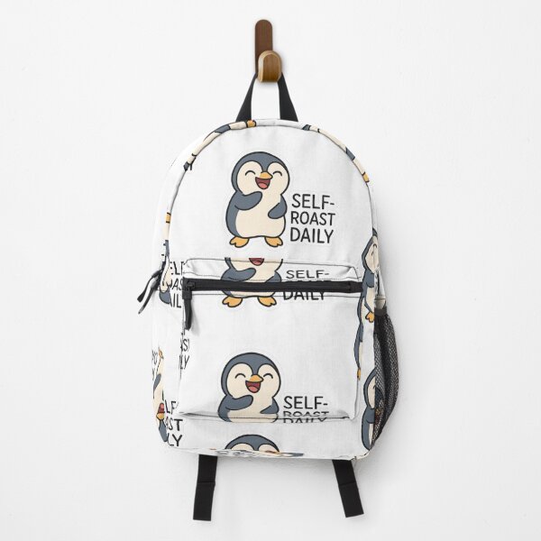 Item preview, Self-Roast Daily – Laughing Penguin Sticker designed and sold by Gurjeetpixelart.