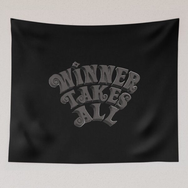 Item preview, Dark Grunge Halftone Winner Takes All Typography designed and sold by trepiu.