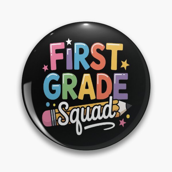 Item preview, 1st First Grade Squad Student Teacher Back To School designed and sold by CottonCandyPrin.