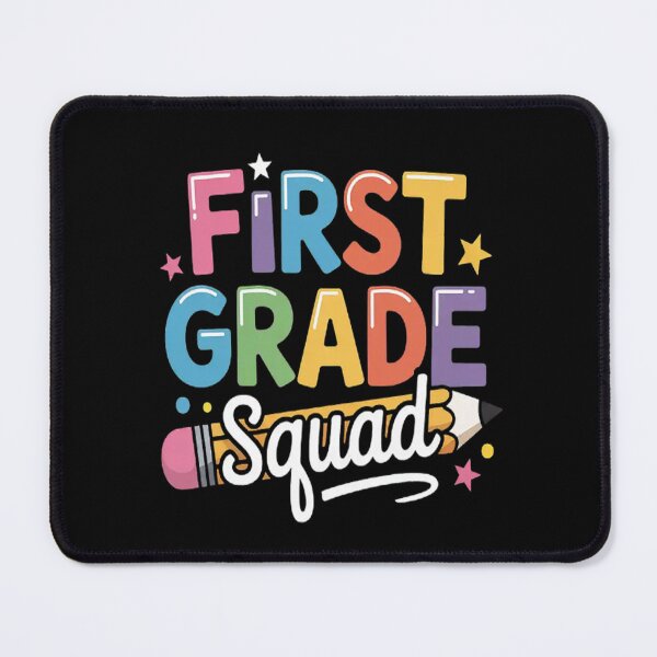 Item preview, 1st First Grade Squad Student Teacher Back To School designed and sold by CottonCandyPrin.