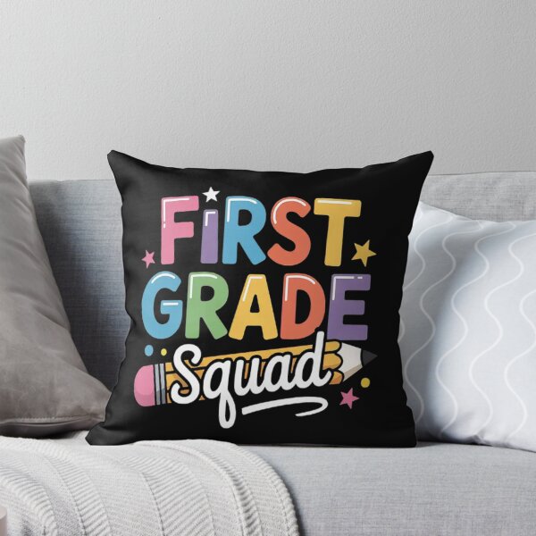 Item preview, 1st First Grade Squad Student Teacher Back To School designed and sold by CottonCandyPrin.