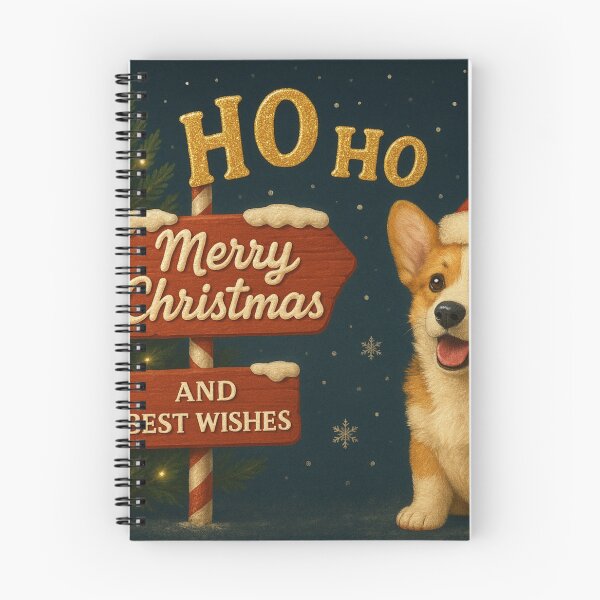 Item preview, Corgi Merry Christmas Sign – Cute Holiday Dog Art designed and sold by GivingJoy.