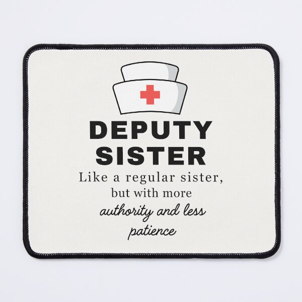 Item preview, Deputy Sister | Charge Nurse | Ward Sister | Funny Nurse Gift Idea designed and sold by Anniko Art Studio.
