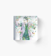RICHARD STRAUSS - watercolor portrait.1 Acrylic Block