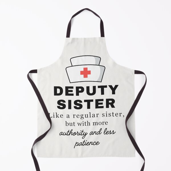 Item preview, Deputy Sister | Charge Nurse | Ward Sister | Funny Nurse Gift Idea designed and sold by Anniko Art Studio.