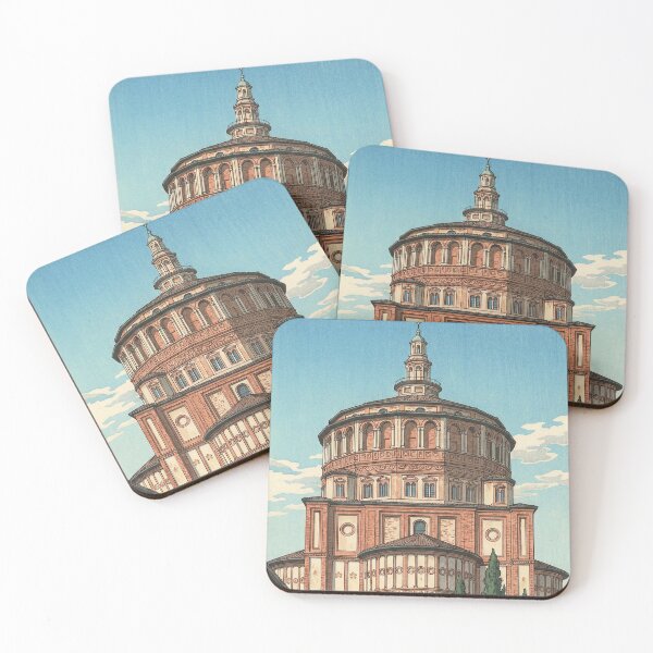 Item preview, Basilica di Santa Maria delle Grazie Japanese Woodblock Print designed and sold by Takeda-art.