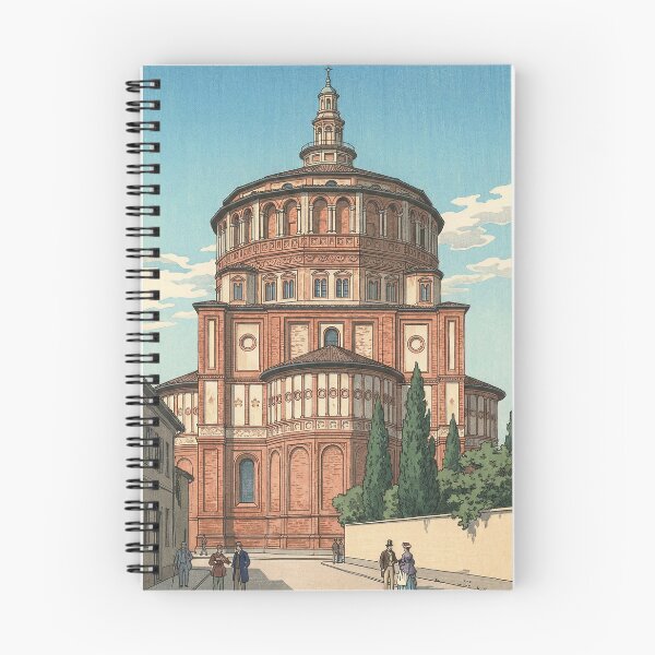 Item preview, Basilica di Santa Maria delle Grazie Japanese Woodblock Print designed and sold by Takeda-art.