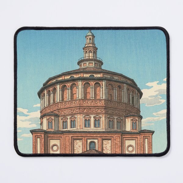 Item preview, Basilica di Santa Maria delle Grazie Japanese Woodblock Print designed and sold by Takeda-art.