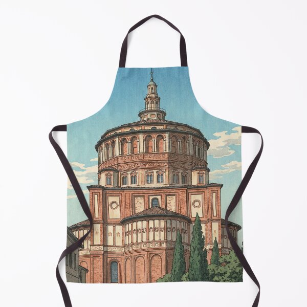 Item preview, Basilica di Santa Maria delle Grazie Japanese Woodblock Print designed and sold by Takeda-art.