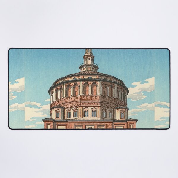Item preview, Basilica di Santa Maria delle Grazie Japanese Woodblock Print designed and sold by Takeda-art.