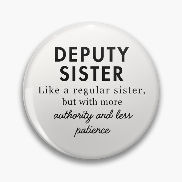 Item preview, Deputy Sister | Charge Nurse | Ward Sister | Funny Nurse  designed and sold by Anniko Art Studio.