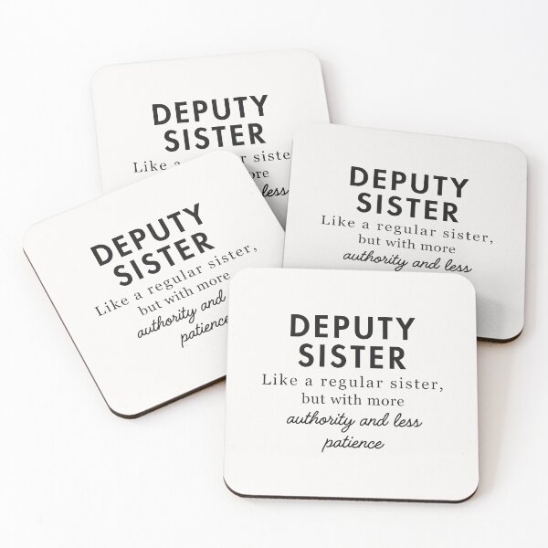 Item preview, Deputy Sister | Charge Nurse | Ward Sister | Funny Nurse  designed and sold by Anniko Art Studio.