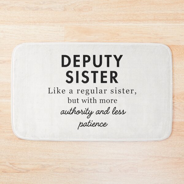 Item preview, Deputy Sister | Charge Nurse | Ward Sister | Funny Nurse  designed and sold by Anniko Art Studio.