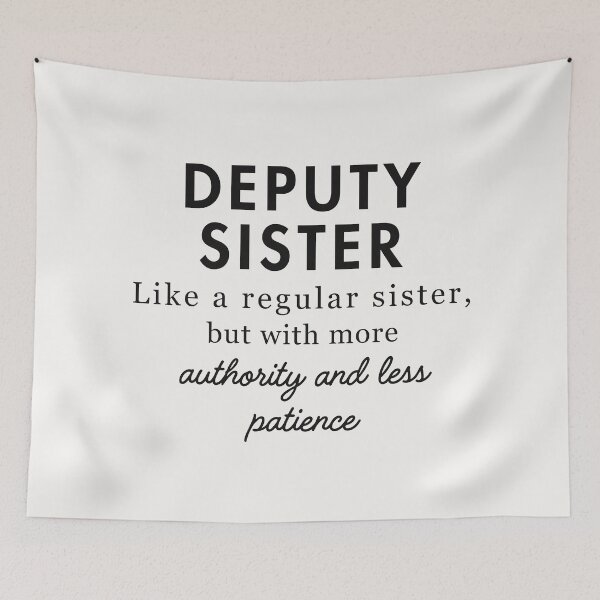 Item preview, Deputy Sister | Charge Nurse | Ward Sister | Funny Nurse  designed and sold by Anniko Art Studio.